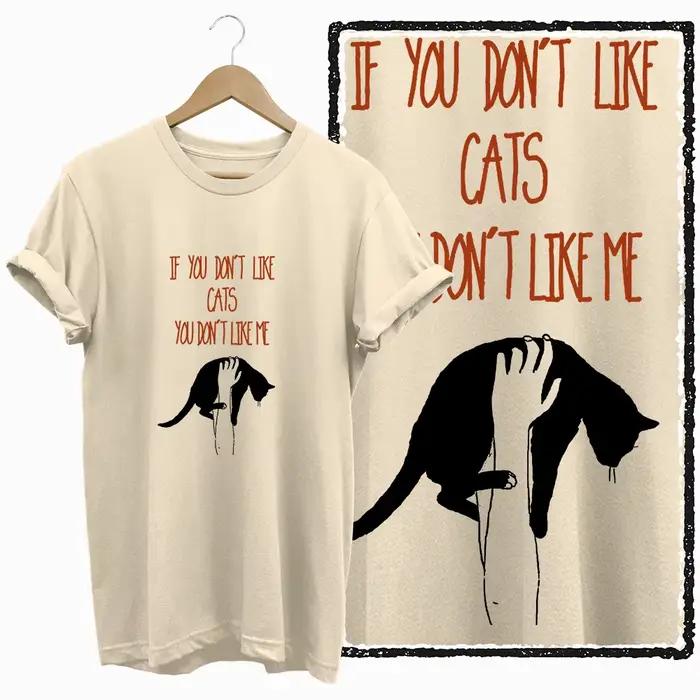 T-shirt féminin The Coolmind 100% coton avec motif chat design unique pour femmes junior style décontracté toutes saisons
