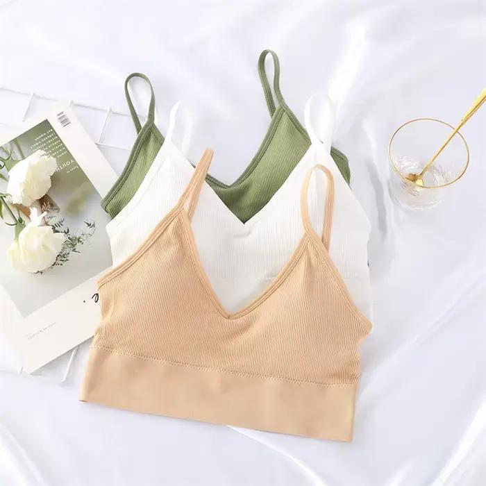 Soutiens-gorge pour femmes Sexy soutien-gorge sans couture Type U dos nu Push Up Bralette brassière Femme sous-vêtements de sport Lingerie pour femmes