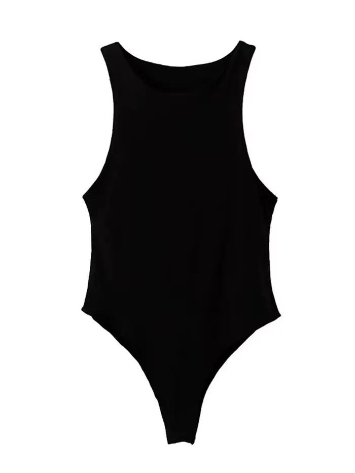 Letné pevné sexy obtiahnuté body pre ženy 4 farby zelené štíhle