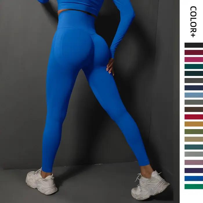 Bezšvové gymnastické legíny pre ženy