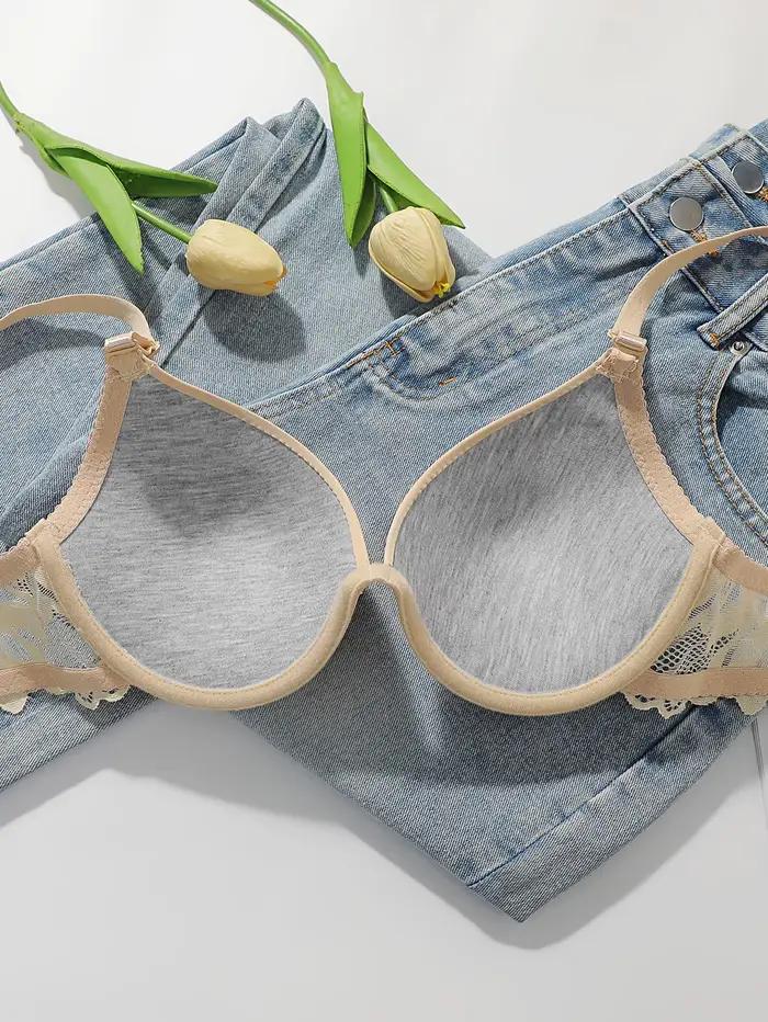 Hladká push-up podprsenka pre ženy s kosticami