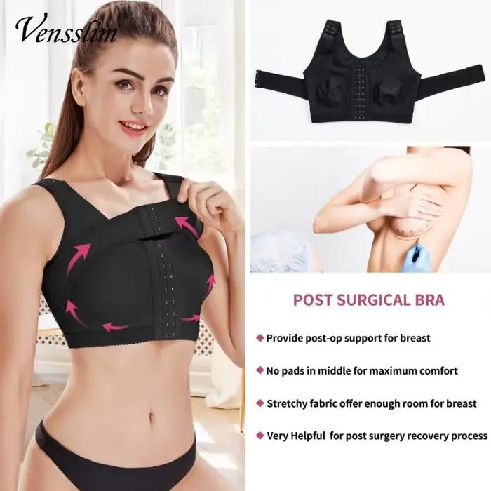 Femmes Corset corps Shaper post-chirurgie soutien-gorge réglable Push Up Compression dos soutien Posture correcteur Shapewear