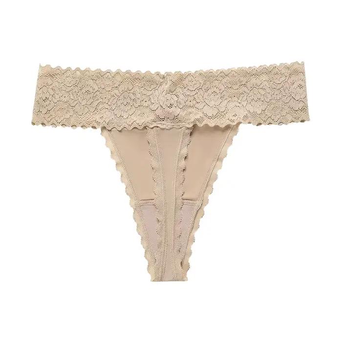 11 couleurs offre spéciale dentelle string culottes femme dentelle florale femmes culottes dames taille moyenne sans couture tongs femmes culottes