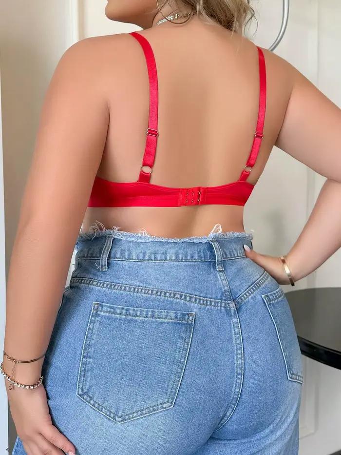Soutien-gorge multicolore en dentelle ultra fine pour femmes, lingerie sexy sans anneau en acier, convient aux filles avec gros seins 2318