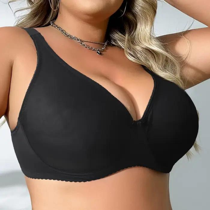 Beauwear podprsenka s kosticami pre veľké prsia ženy jednofarebná veľká veľkosť podprsenky pre