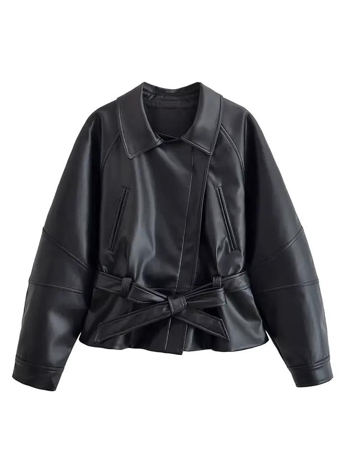 Veste HH vintage style moto élégante pour femme automne hiver occassions sportives et mode