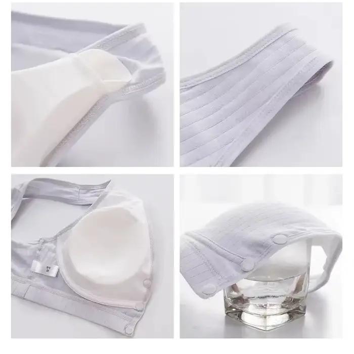 Coton maternité Soutien-Gorge d'allaitement enceinte allaitement grossesse femmes sous-vêtements allaitement Soutien-Gorge Soutien Gorge Allaitement