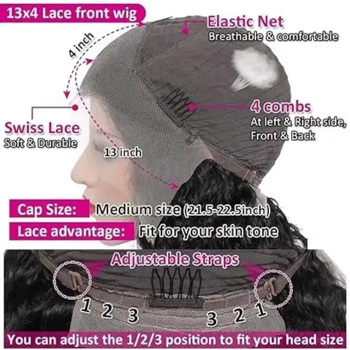 Parochne Lace Front 13x4 Ombré Blond s Farebnými Korienkami pre Ženy
