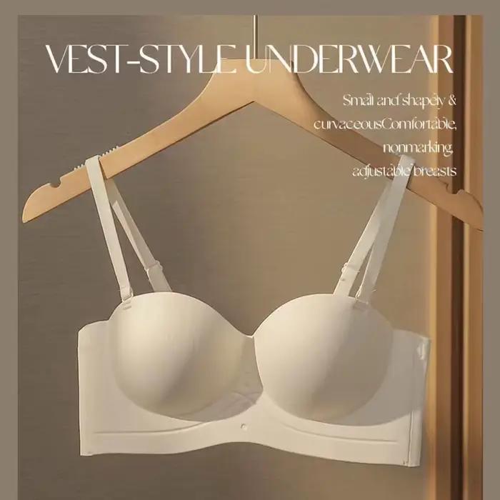 Podprsenka pre ženy polovičný košíček Push Up malé prsia ukazujú väčšie