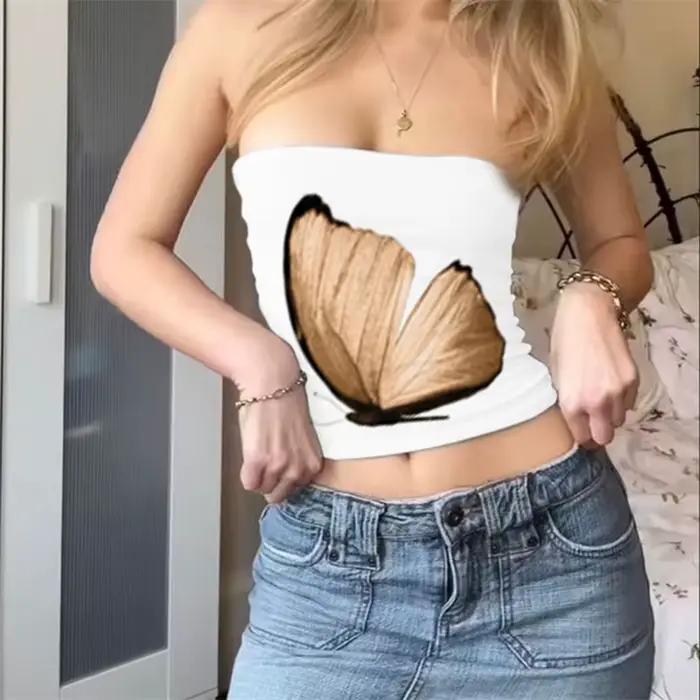 Letné tubové topy pre ženy
