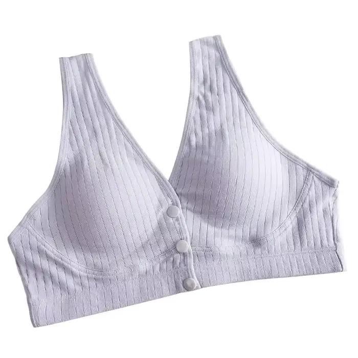 Coton maternité Soutien-Gorge d'allaitement enceinte allaitement grossesse femmes sous-vêtements allaitement Soutien-Gorge Soutien Gorge Allaitement
