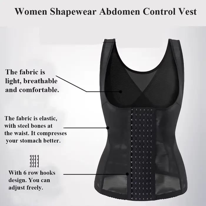 Haut de contrôle de l'abdomen pour femmes, gilet façonnant le corps à haute Compression, taille Pluse