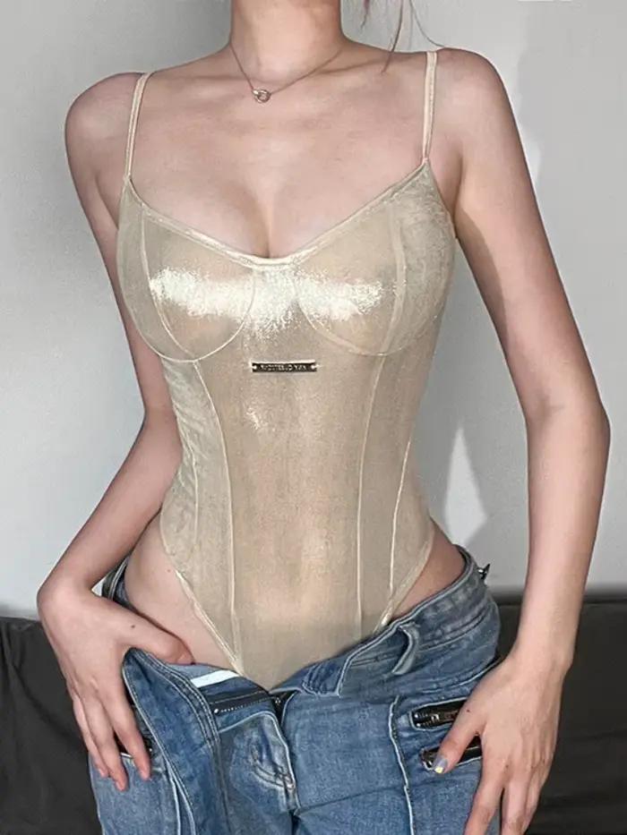 Sexy šnurovacia jednodielna bielizeň