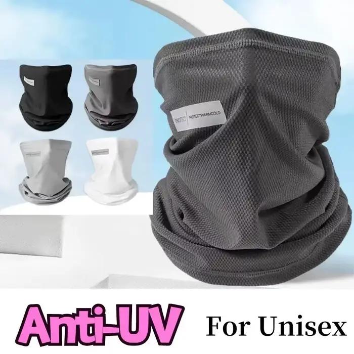 Vonku UV ochrana hodvábna ľadová maska slnečný krém tvárový kryt krčný obal unisex Anti-UV šál