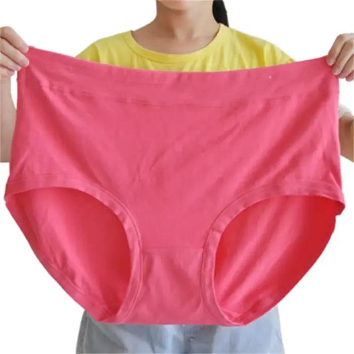Lot de 5 culottes grande taille pour femme, en soie de lait, coupe triangle, pour femmes enceintes, mères d'âge moyen, jusqu'à 150 kg