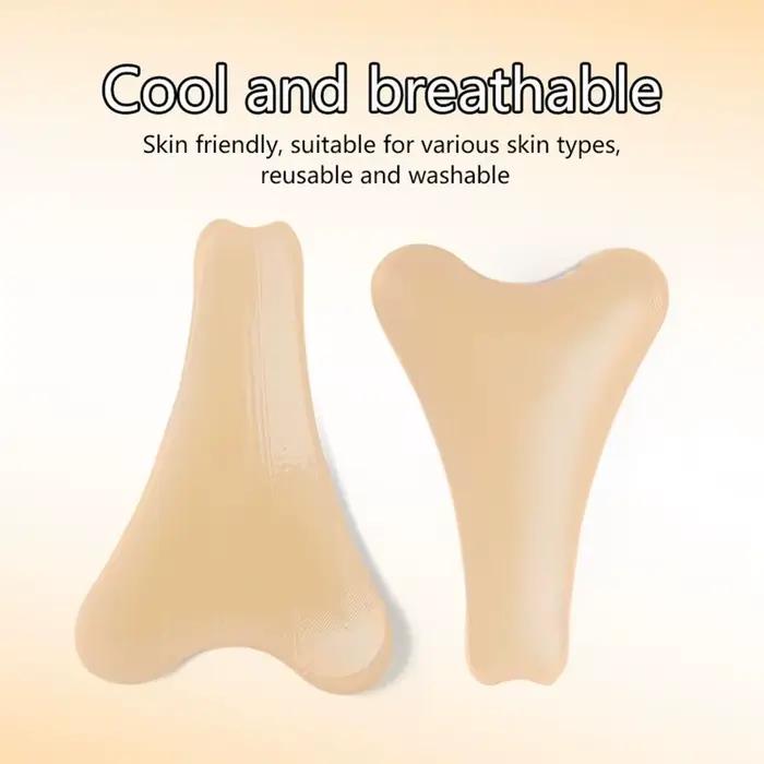 Correcteur Invisible en PU pour orteils de chameau, tampon de prévention de camouflage réutilisable en forme de Y, tapis adhésif Anti-camel pour femmes