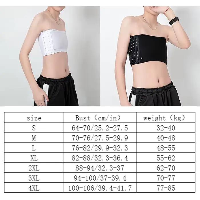 Femmes poitrine liant lesbienne Trans haut court plat poitrine liant soutien-gorge Les Corset extensible corps façonnage boucle Tomboy soutien-gorge réservoirs