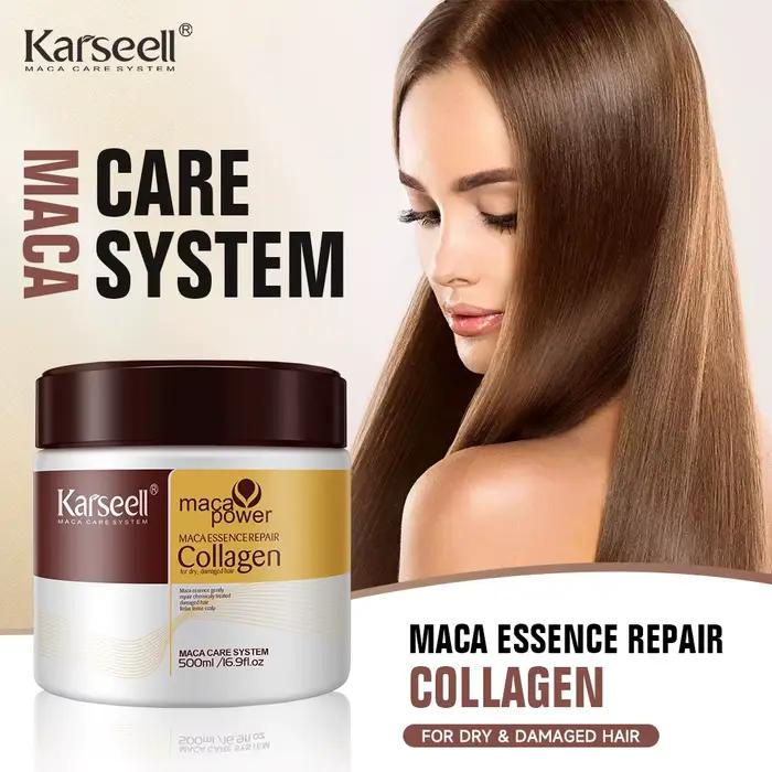 Conditionneur Karseell Argan Collagène Hydratation Intense et Brillance Naturelle Cheveux Secs et Abimés Usage Journalier Occasions Spéciales