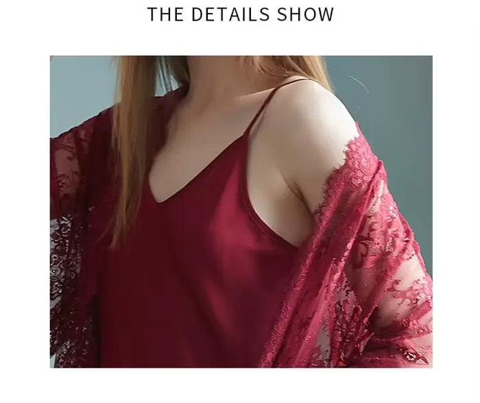 Nouveau fronde chemises de nuit vêtements de nuit deux pièces ensemble Sexy dos tenue de nuit femmes nuisette vêtements de nuit robes printemps été robe de nuit