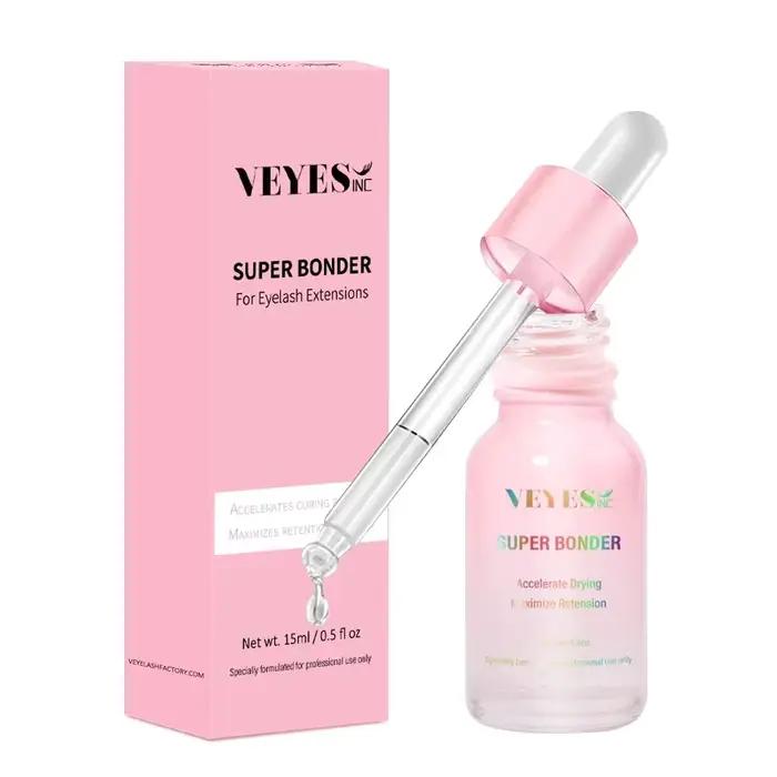 Veyes Inc 15ml Super Bonder Fixačné činidlo pre predlžovanie rias Veyelash základný náter na lepidlo rýchly dehydratačný pomocník