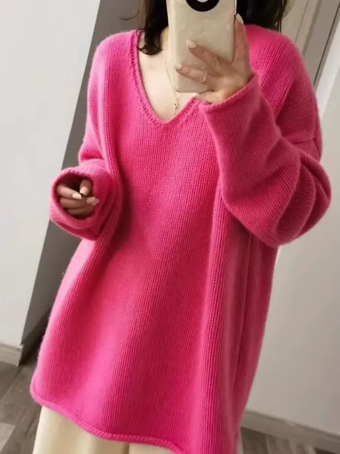 Luxusný kašmírový pulóver pre ženy