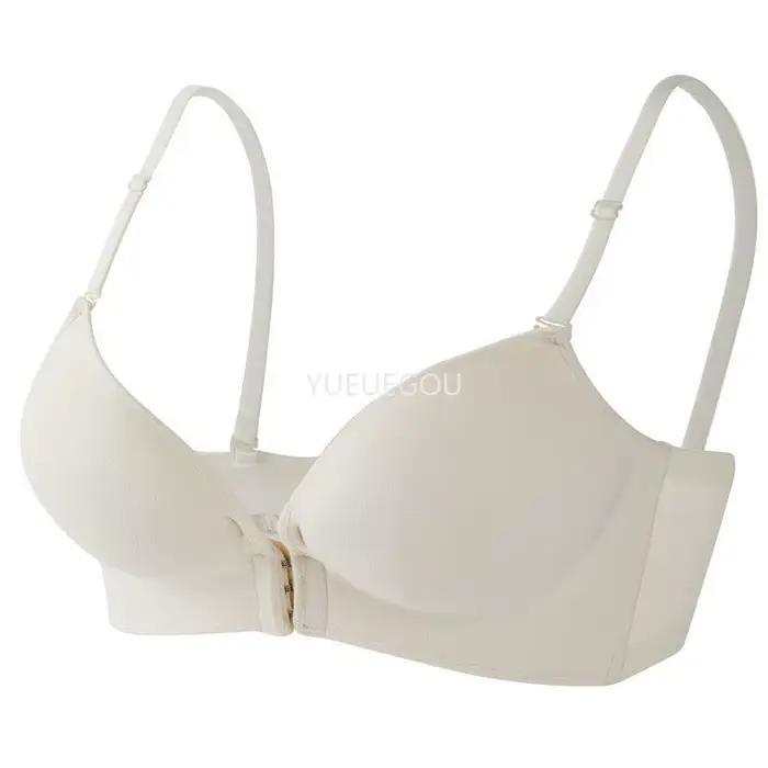 Soutien-gorge push-up à fermeture frontale extrême de 10 cm – Col licou rembourré ultra épais pour petite poitrine, lingerie sexy plongeante profonde