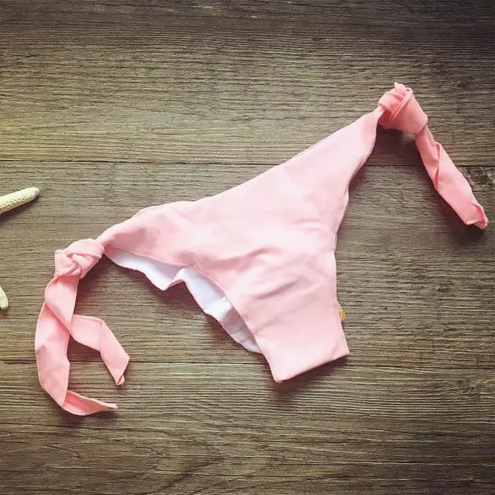 S-XL Sexy Bandage String Bikini Bas Tanga Brésilien Bikinis Femmes Bas 2026 Sexy Maillots De Bain Maillot De Bain Femmes Bas Maillot de bain