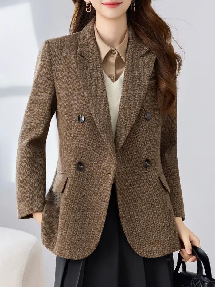 Houndstooth sako s klopami