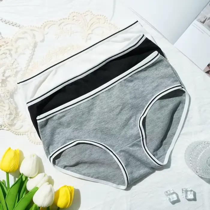 Sous-vêtements féminins culottes Sexy mignonnes confortables légers respirants slips de couleur unie culottes pour femmes effrontées
