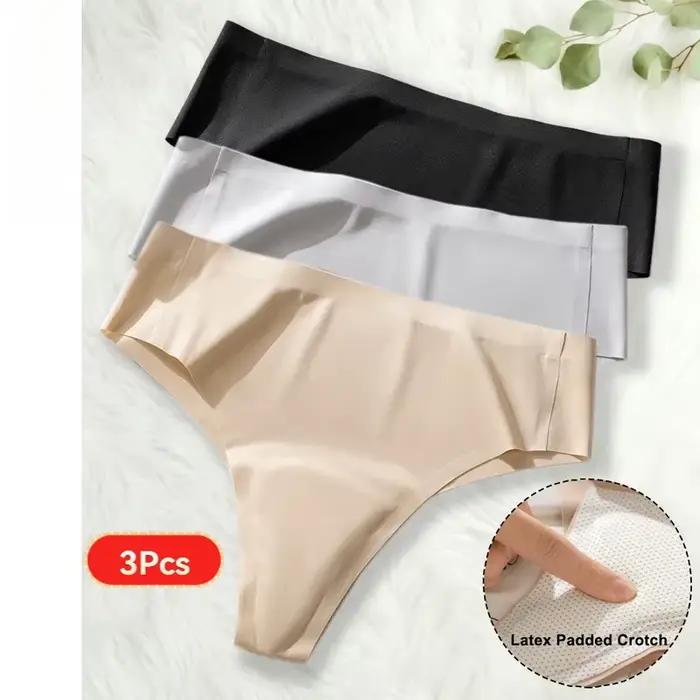 3 pièces éviter les culottes à bout de chameau culotte tanga sans couture couverture anti-cernes à bout de chameau sous-vêtements de prévention de camouflage slips anti-camel