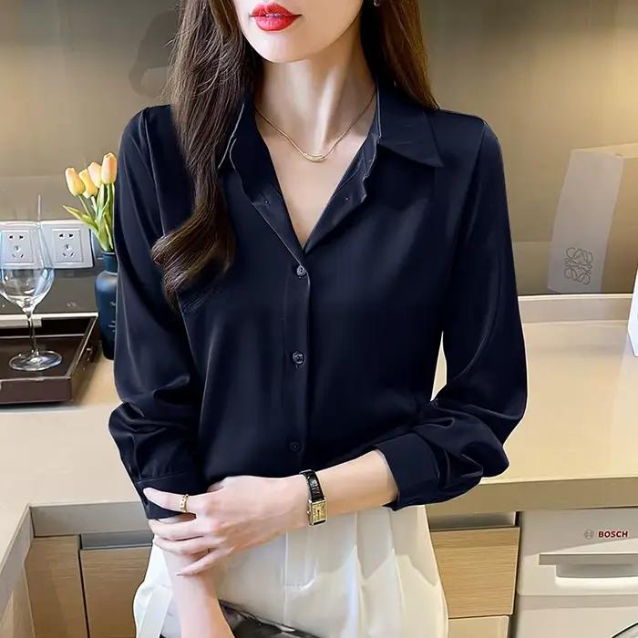 nuisette en satin polyestere elastanne pour femmes style bureau dames nuit confortable moderne occassion travail