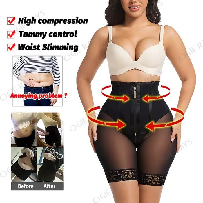 Vysoký pás štíhlosti nohavičky Shapewear kolumbijské opasky telo Shaper žena reduktor Korzet brucho kontrola Šortky