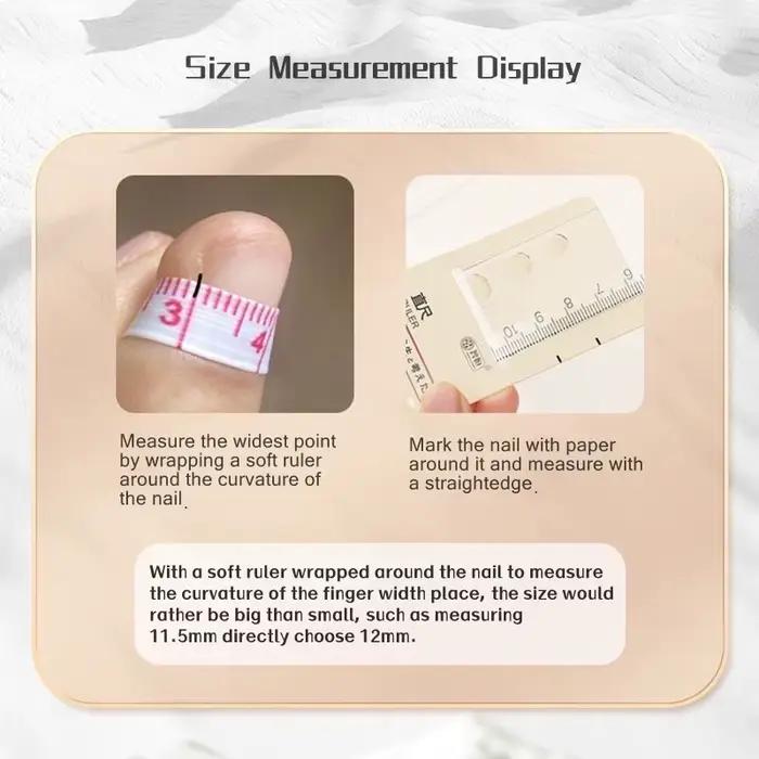 Faux ongles press-on faits main avec kit complet pour manucure élégante et réutilisable pour femmes occasions spéciales et quotidiennes