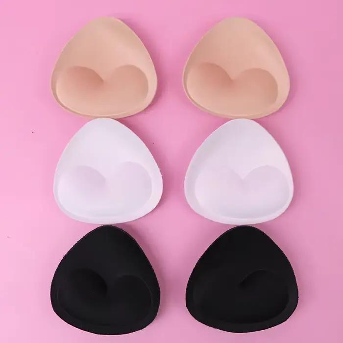 Coussinets de soutien-gorge Sexy pour femmes, 6 pièces, 3 paires, rembourrage amovible, rehausseur de poitrine, bonnets Push Up pour maillots de bain, Bikini