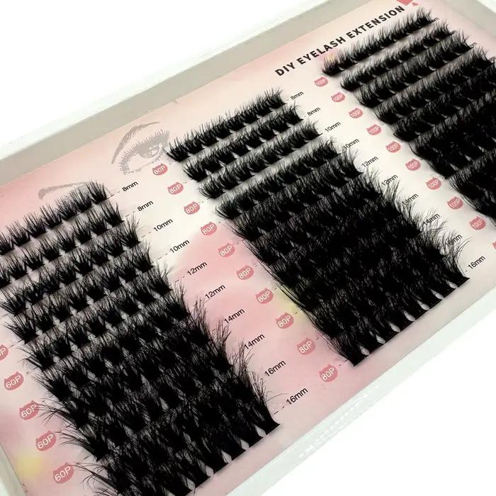 Faux cils HBZGTLAD épais et luxueux en cheveux synthétiques pour un regard expressif et durable pour femmes occasions spéciales