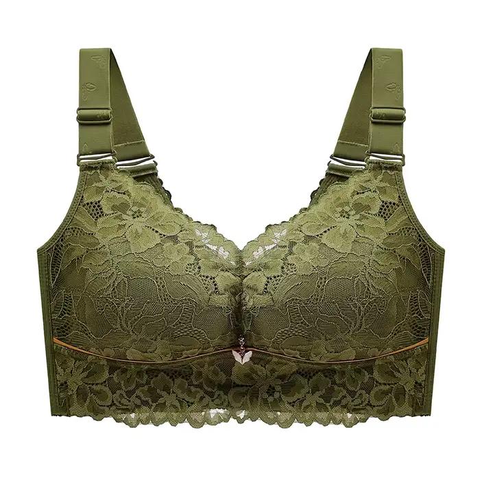 Soutien-gorge Push Up femme Lingerie soutien-gorge Sexy dentelle soutiens-gorge pour femmes sans fil sous-vêtements femmes 52C D E tasse grande taille soutien-gorge femmes vêtements soutiens-gorge