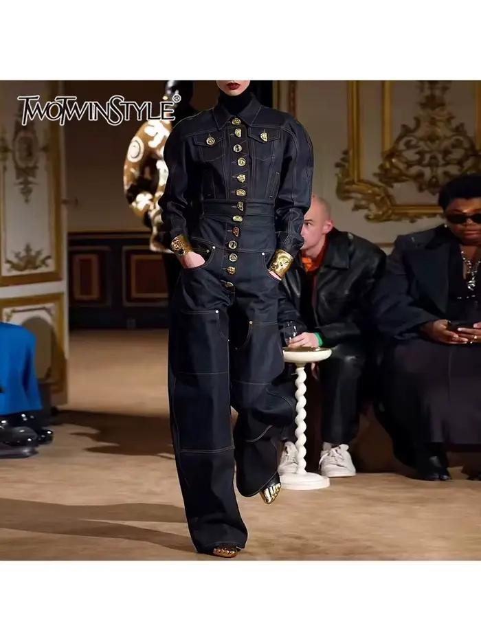 TWOTWINSTYLE – Dvojdielny set so zapínaním na gombíky pre ženy