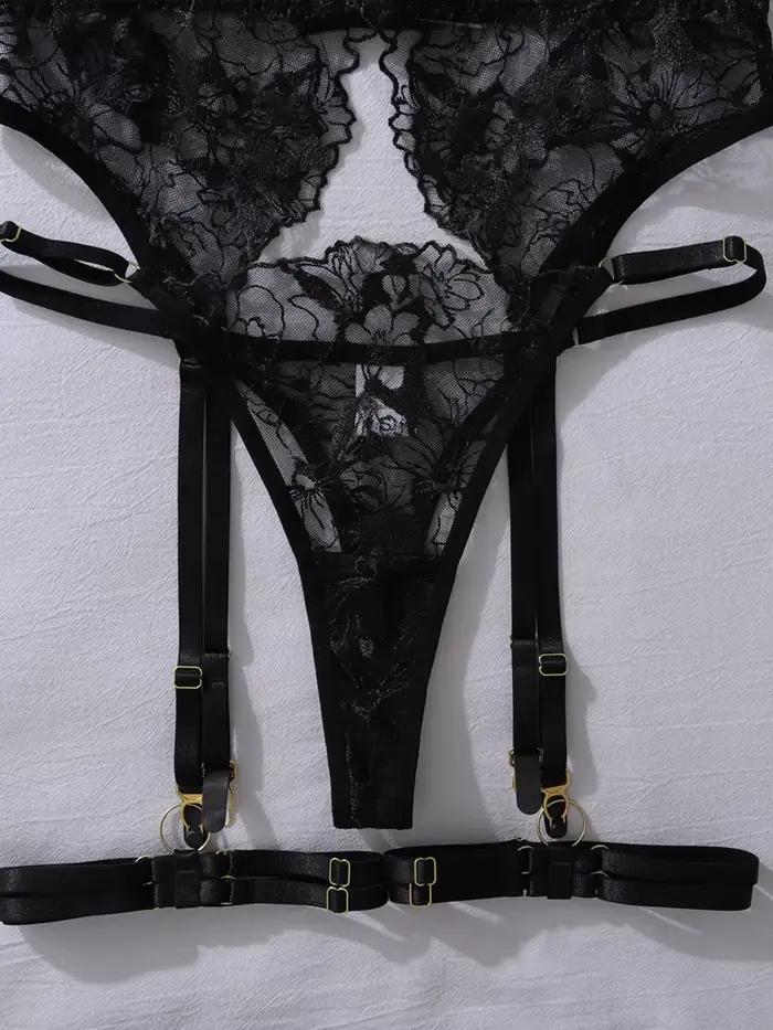 Belamimi – Sexi čipkovaná priesvitná bielizeň