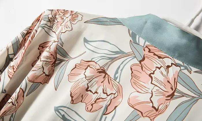 Pyjama en dentelle rayonne pour femmes élégant et confortable pour la nuit et les occasions spéciales