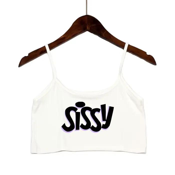 Dámske letné SISSY tričko s písmenami