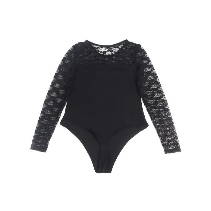Dámske čipkované body s motýlikmi