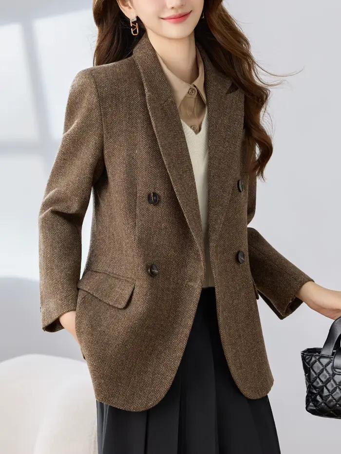 Houndstooth sako s klopami