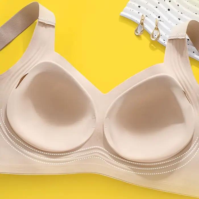 Soutien-gorge sans fil ajustable style débardeur anti-affaissement pour femme, lingerie push-up sans couture grande taille pour le yoga