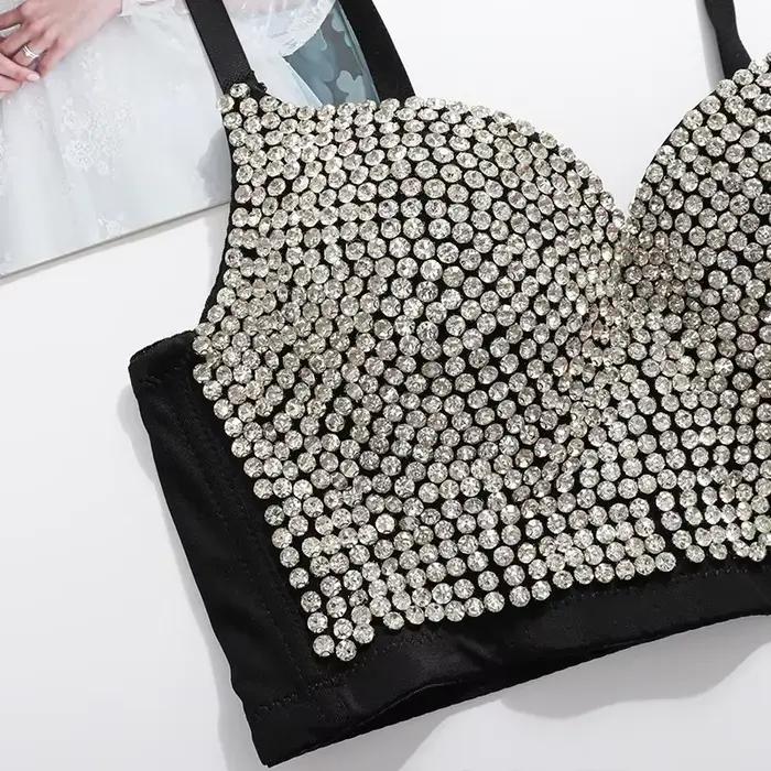 Steampunk bustier s kamienkami pre ženy