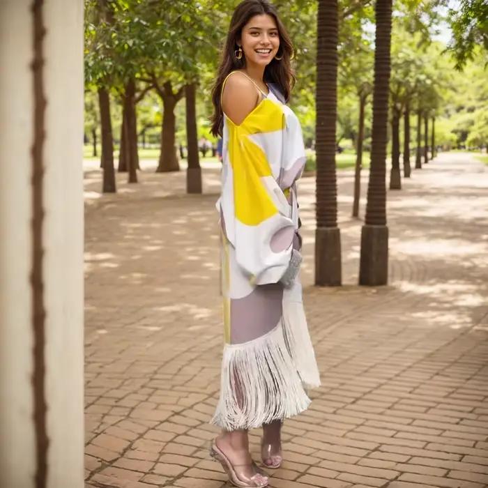 Ensemble féminin folk indépendant élégant pour toutes les saisons à offrir pour femmes occasions spéciales