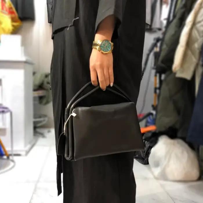 Sacoche en cuir véritable pour femmes design vintage polyvalent pour occasions quotidiennes et cérémonies