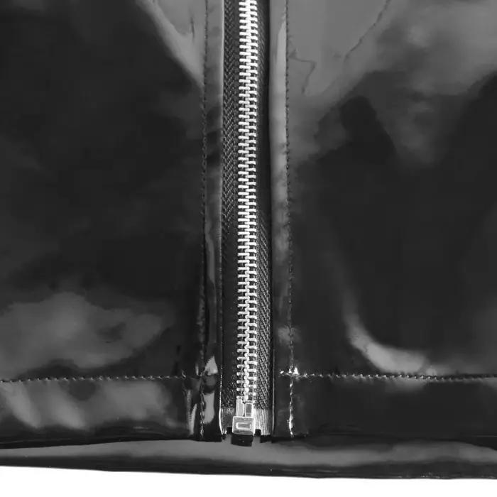 Sexy top z faux latexu pre ženy