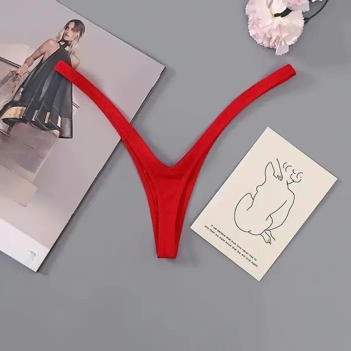 Sous-vêtements féminins en coton mince string sexy et élégants pour occasions spéciales et cadeaux romantiques