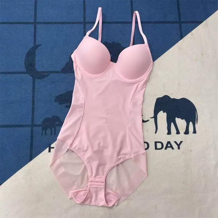 Body blanc à armatures pour femmes, sous-vêtements soyeux, extensibles, couleur unie