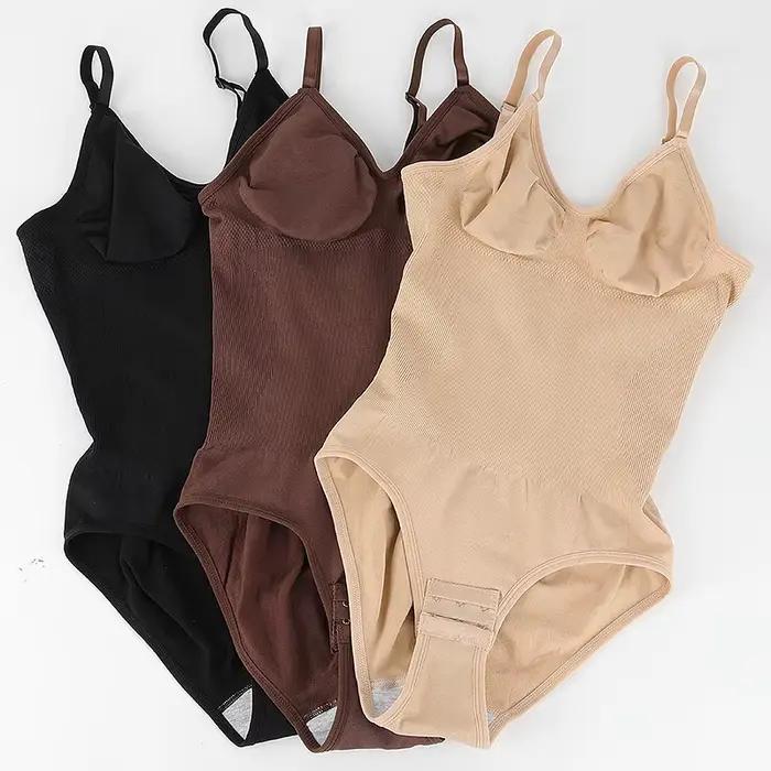 Body dos bas pour femmes, vêtement modelant, entrejambe ouvert, contrôle du ventre, Push Up, Corset, débardeur, sous-vêtements dos nu